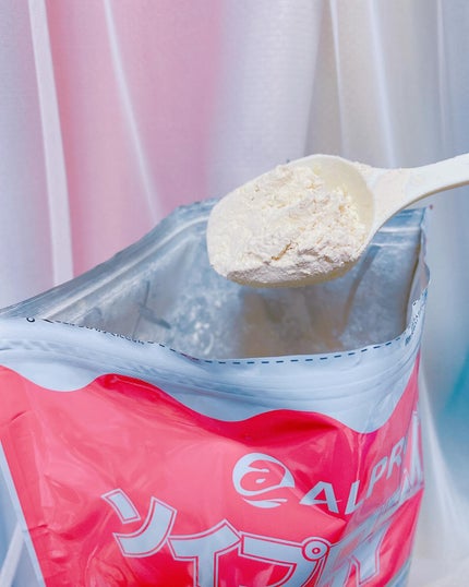 ソイプロテインいちごミルク風味/ALPRON/ソイプロテインを使ったクチコミ(5枚目)