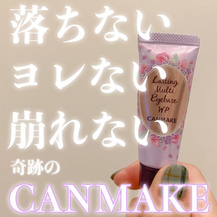 ラスティングマルチアイベース WP/キャンメイク/アイシャドウベースを使ったクチコミ(1枚目)