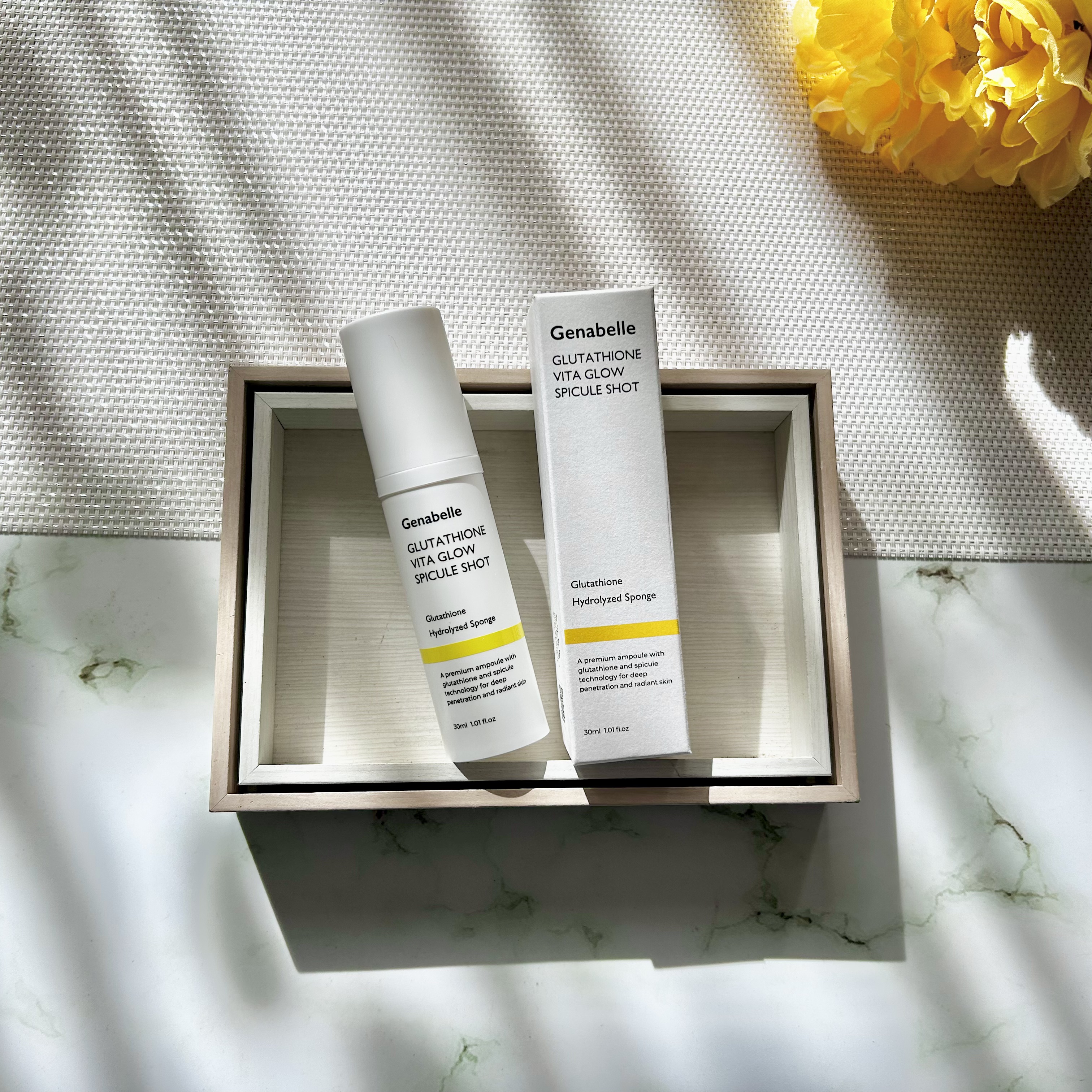 グルタチオンビタグロウスピキュールショット/Genabelle/美容液を使ったクチコミ（1枚目）