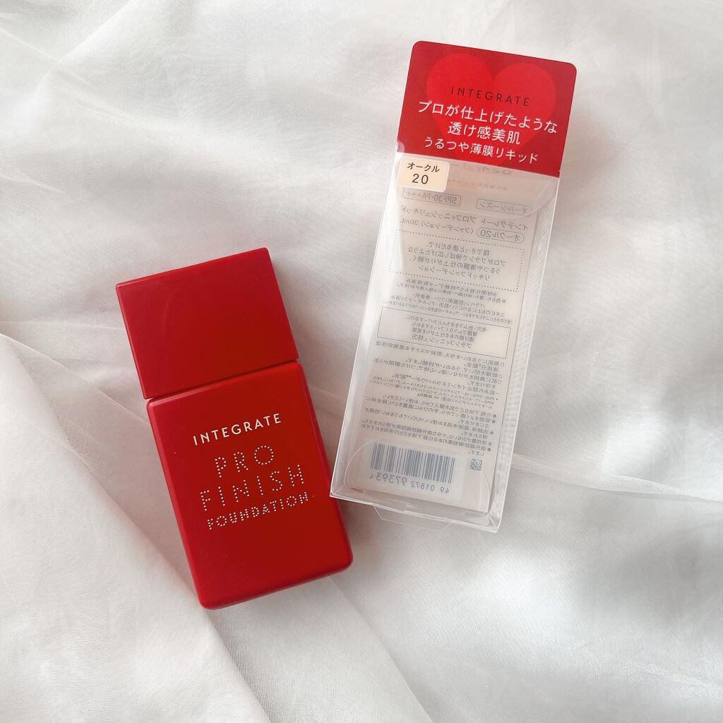 プロフィニッシュリキッド/インテグレート/リキッドファンデーションを使ったクチコミ(1枚目)