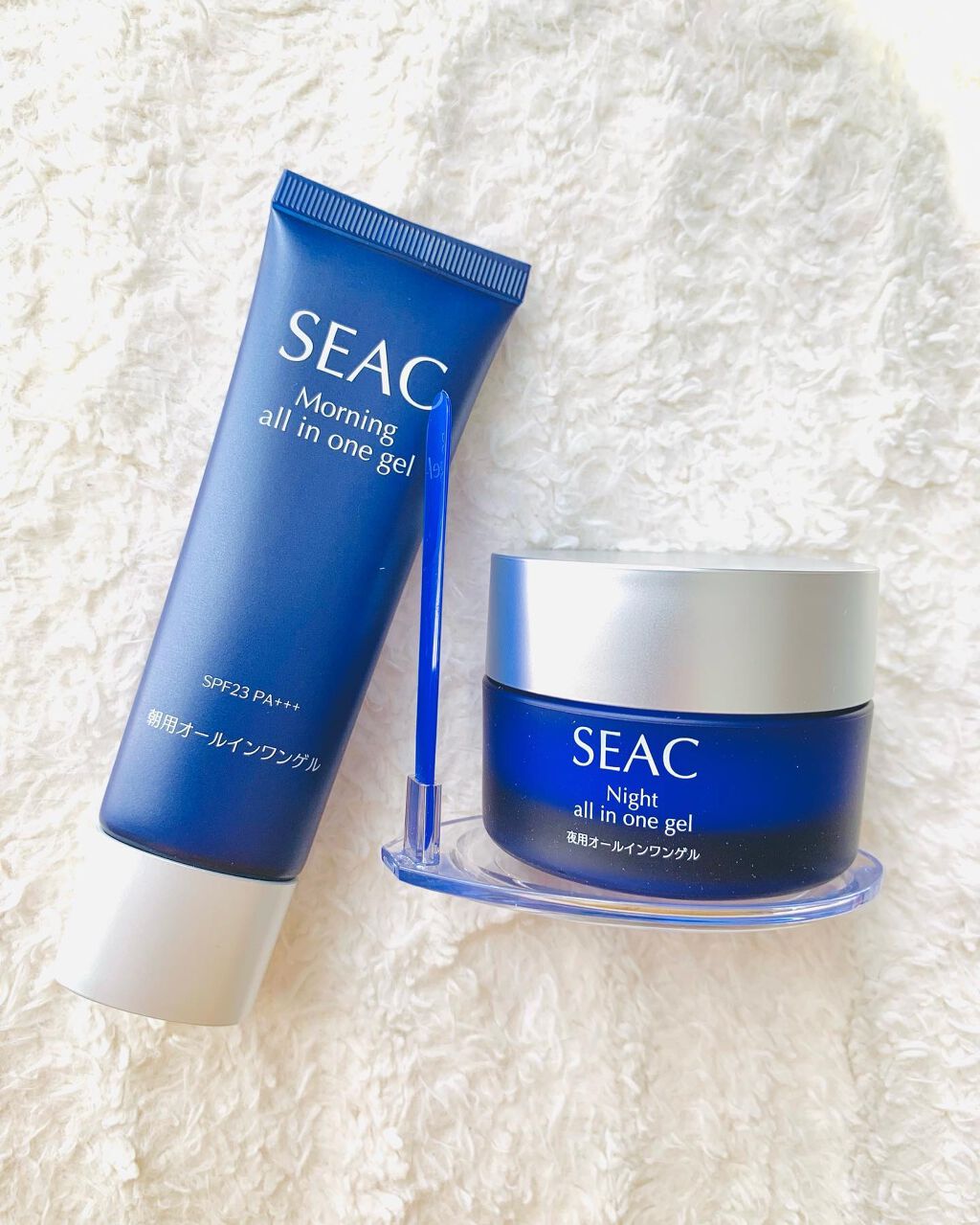 朝用オールインワンゲル/SEAC/オールインワン化粧品を使ったクチコミ(3枚目)