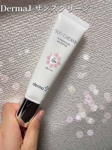 サンクリーム+/ DermaJ/日焼け止めクリームを使ったクチコミ(1枚目)