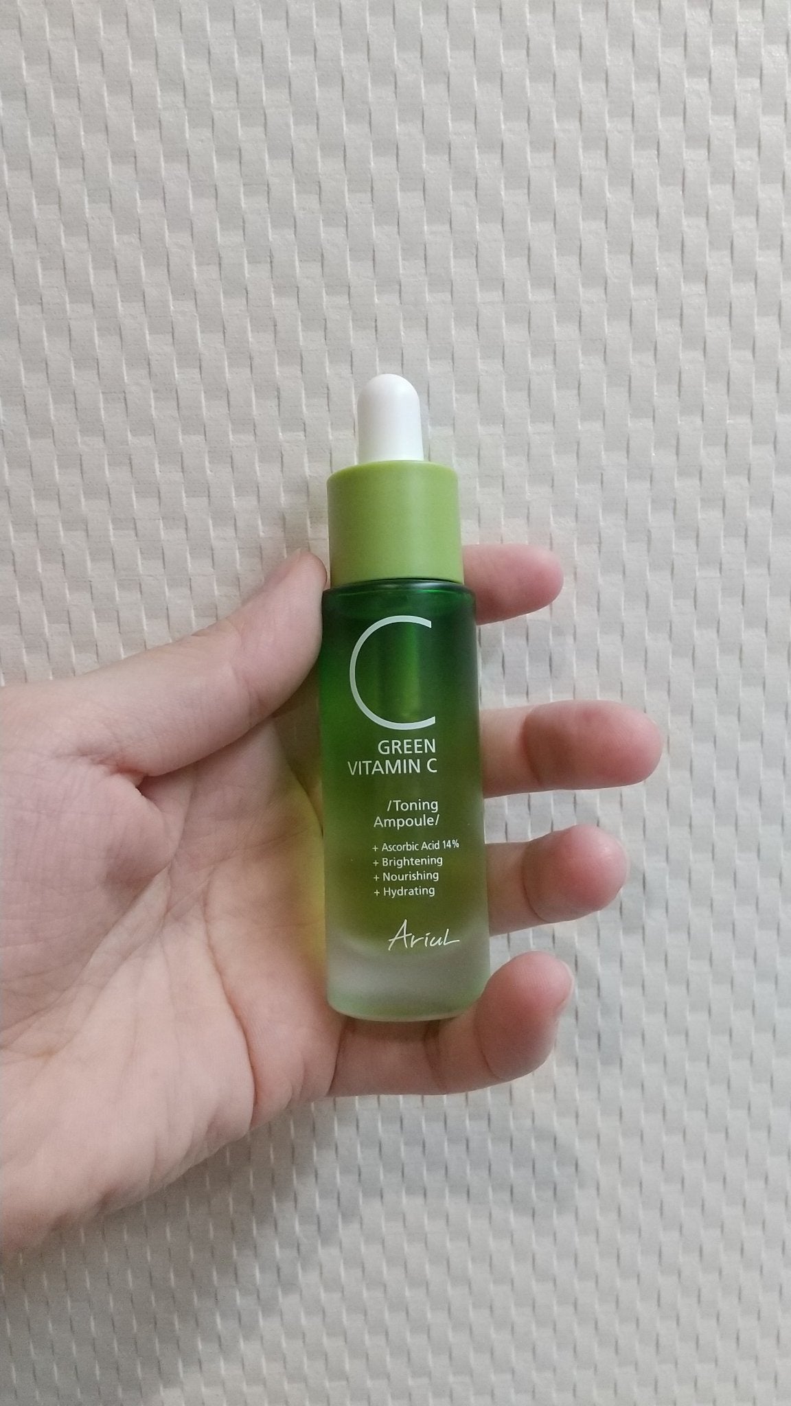 アリウル グリーンビタミンC トーニングセラム(アンプル)/Ariul/美容液を使ったクチコミ(1枚目)