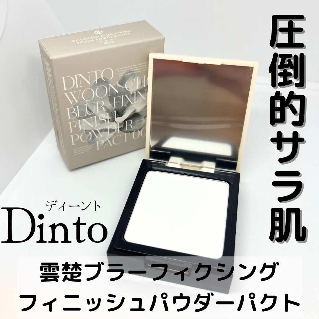 雲楚ブラーフィクシングフィニッシュパウダーパクト /Dinto/プレストパウダーを使ったクチコミ（1枚目）