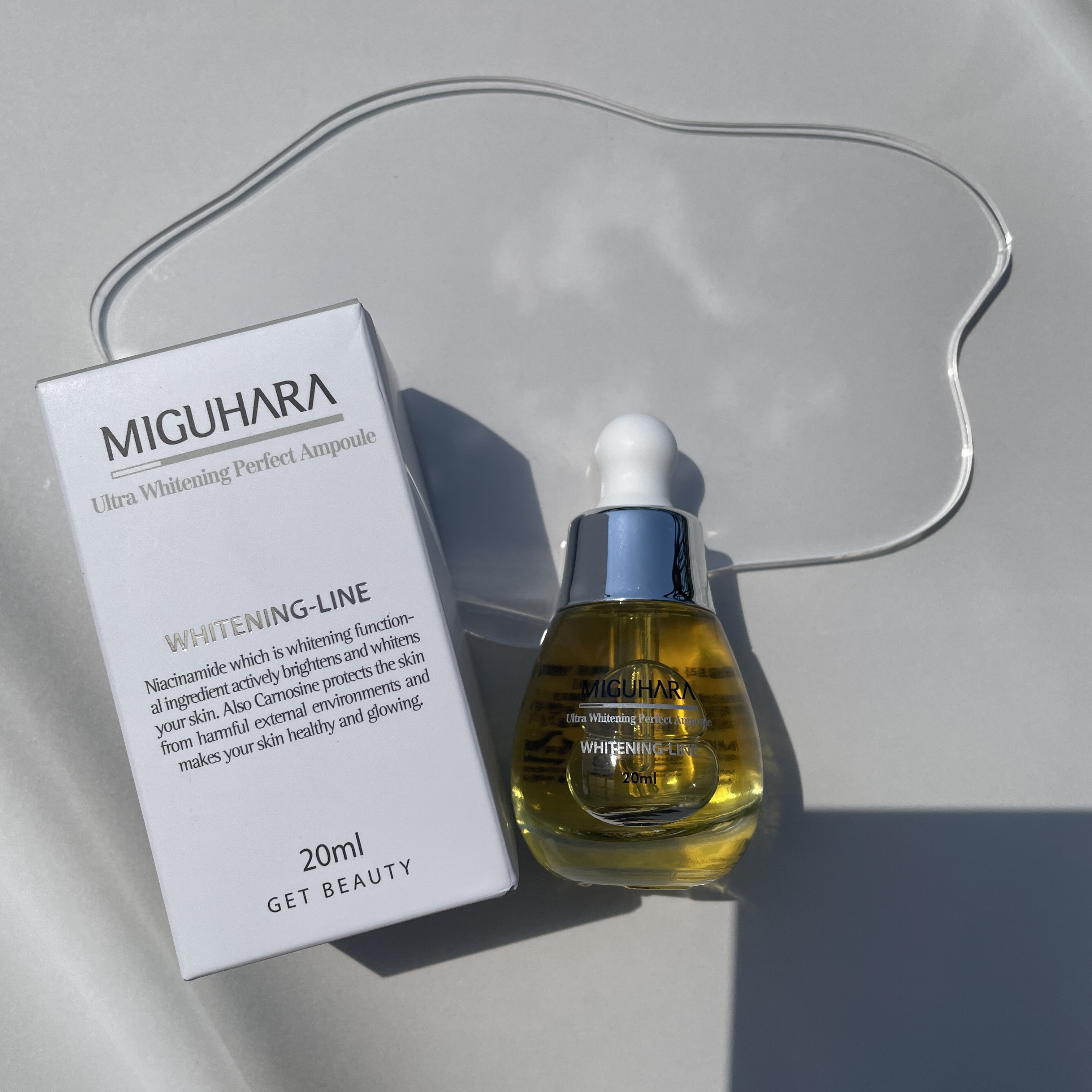 Ultra Whitening Perfect Ampoule/MIGUHARA/美容液を使ったクチコミ（1枚目）