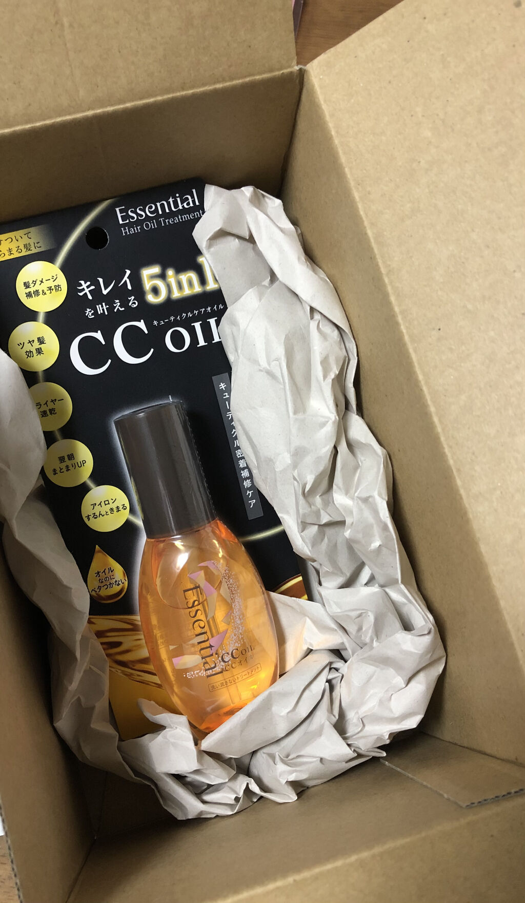 CCオイル/エッセンシャル/ヘアオイルを使ったクチコミ（1枚目）