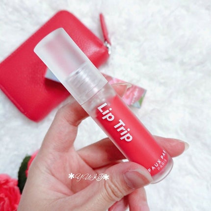 リップトリップフレンチガーデン 12#カメリア(情熱なパッションピンク)/FAUX PAS PARIS/口紅の画像