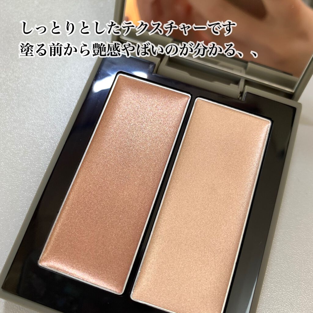 THREE シマリング グロー デュオ/THREE/クリームハイライトを使ったクチコミ（2枚目）