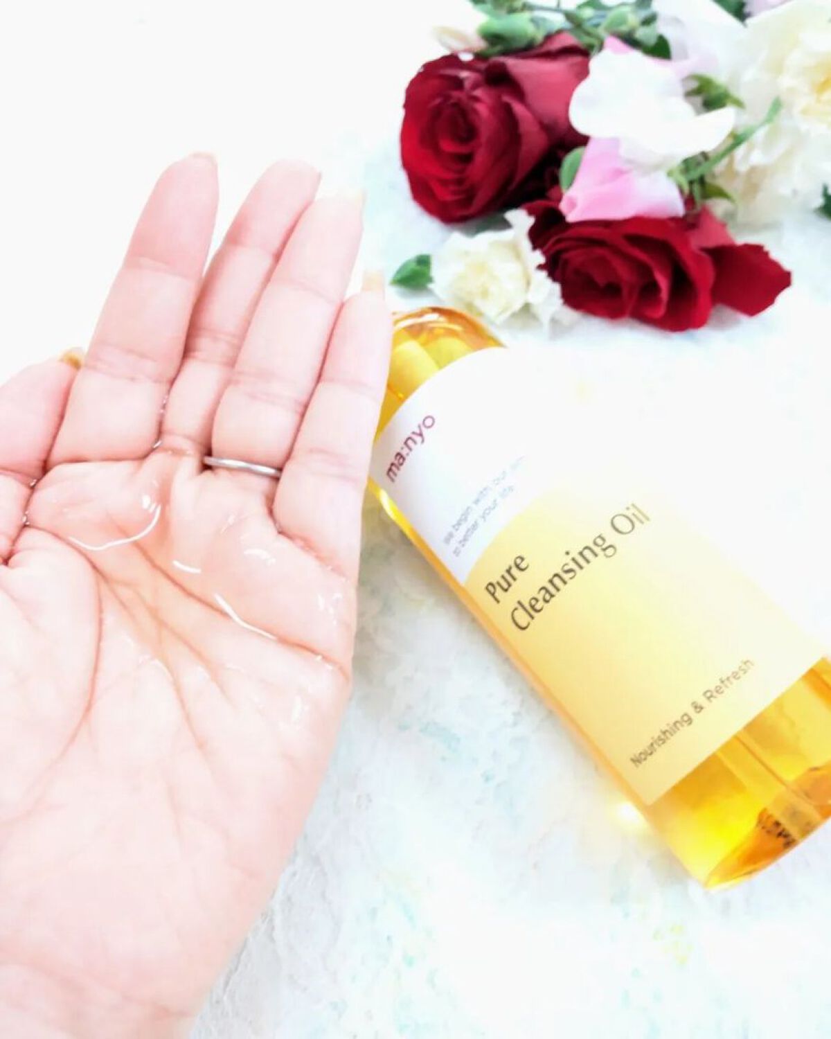 ピュア クレンジング オイル/manyo/オイルクレンジングを使ったクチコミ（2枚目）