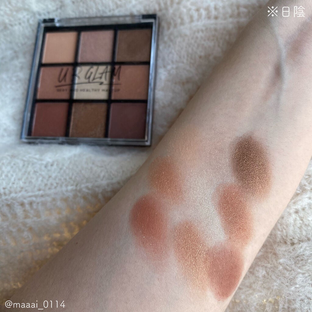 UR GLAM BLOOMING EYE COLOR PALETTE/U R GLAM/アイシャドウパレットを使ったクチコミ(5枚目)