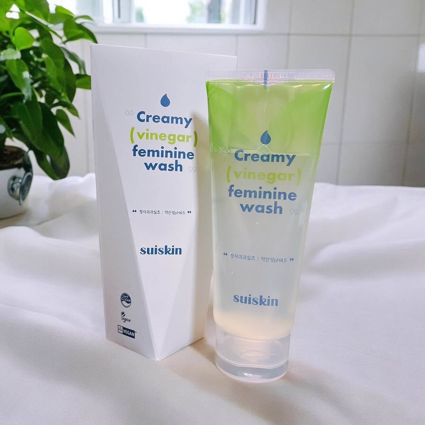 クリーミービネガーフェミニンウォッシュ/suiskin/ボディソープを使ったクチコミ(1枚目)