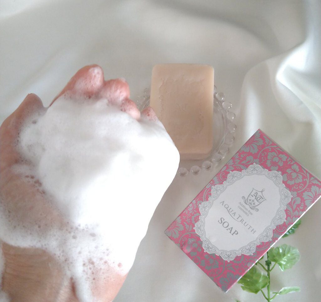 薔薇はちみつ石鹸/麗凍化粧品/洗顔石鹸を使ったクチコミ(2枚目)