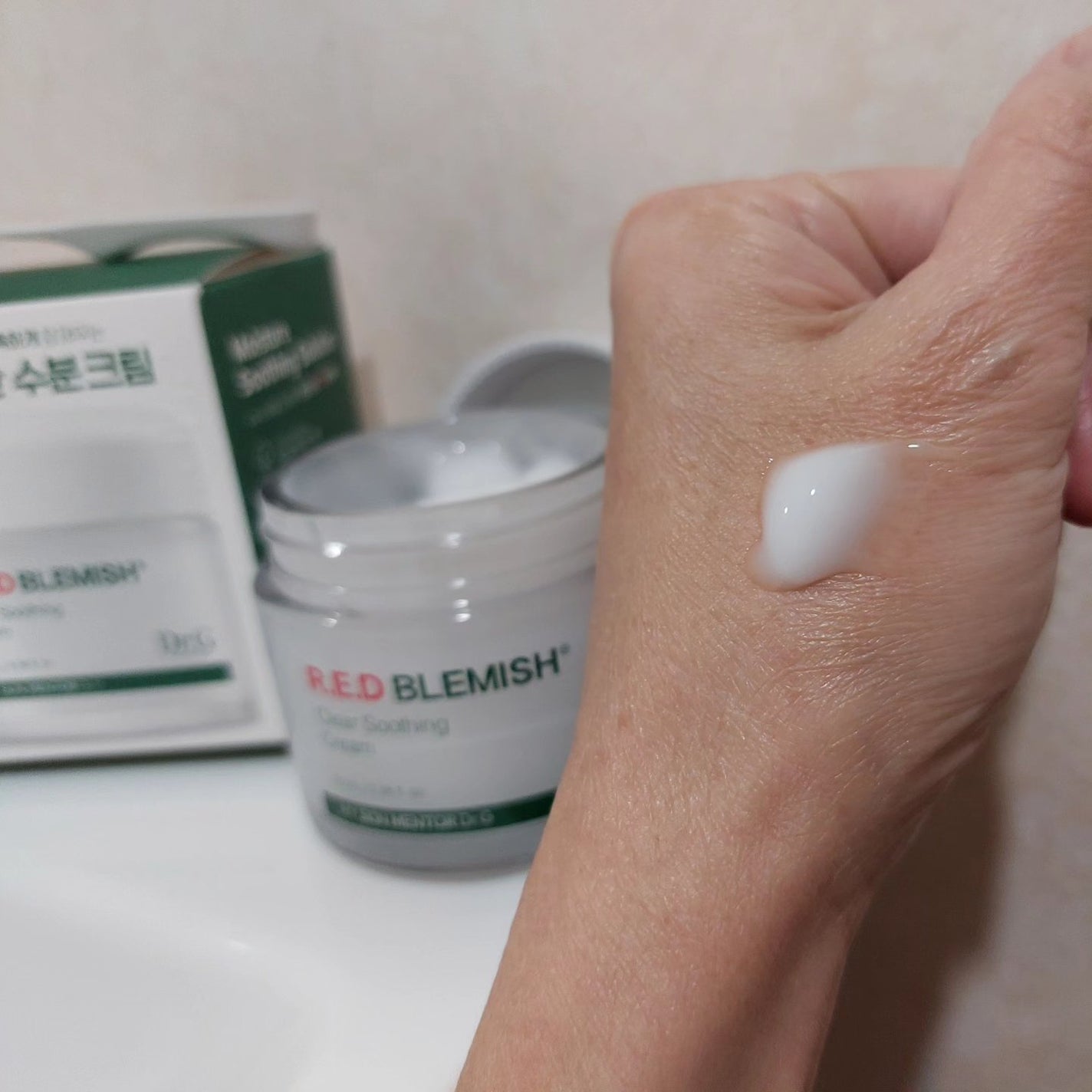 レッドブレミッシュ クリアスージングクリーム/Dr.G/フェイスクリームを使ったクチコミ(3枚目)