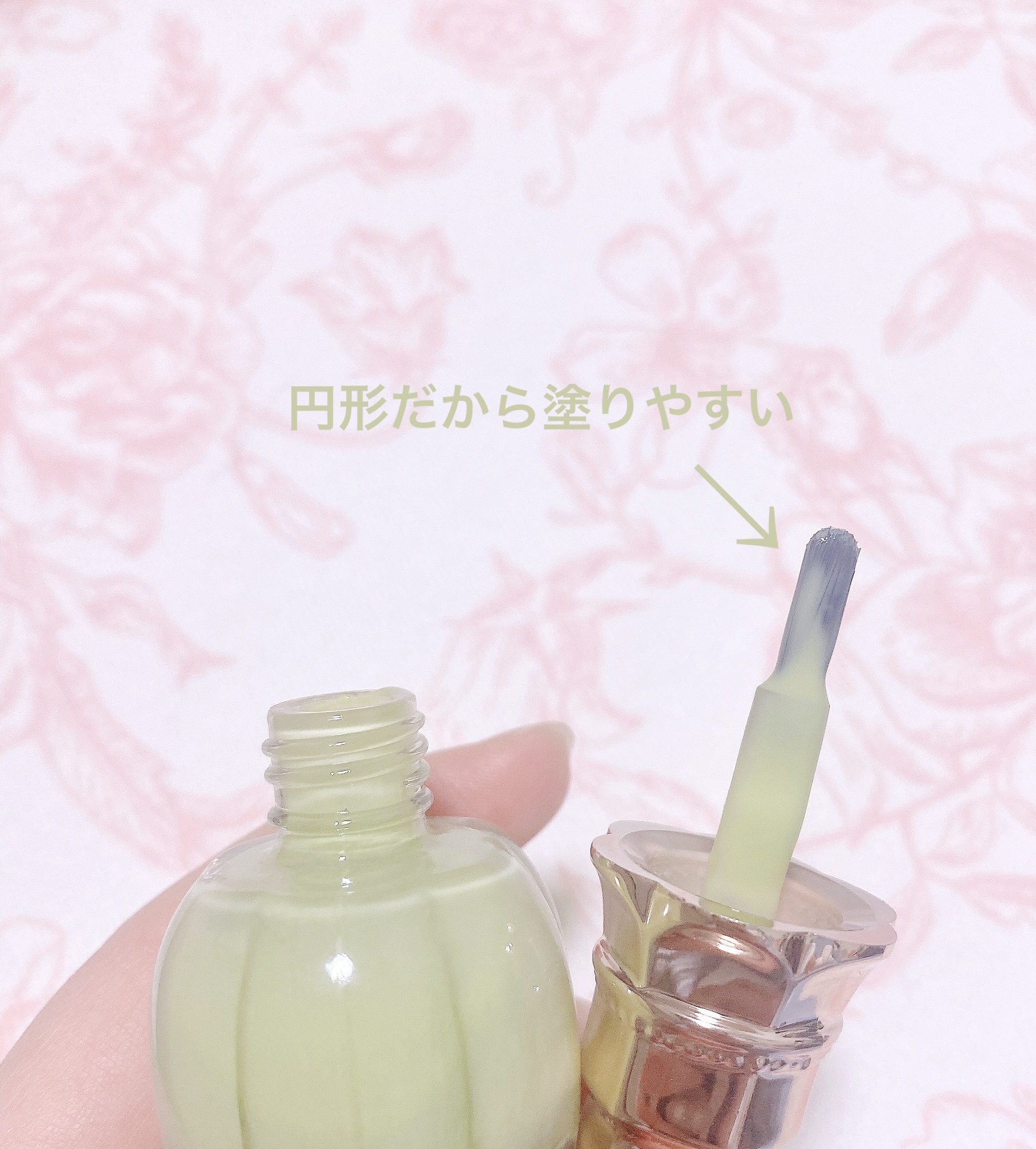 女王のカメオネイルカラー 03 プレナイト/COLORROSE/マニキュアを使ったクチコミ（2枚目）