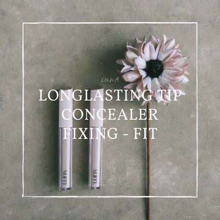 ロングラスティングチップコンシーラーフィックシングフィット 02ベージュ/LUNA/リキッドコンシーラーを使ったクチコミ(1枚目)