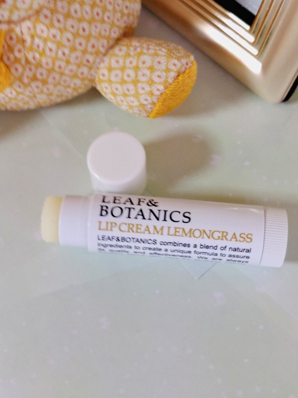 リップクリーム レモングラス/LEAF＆BOTANICS /リップケアを使ったクチコミ（2枚目）