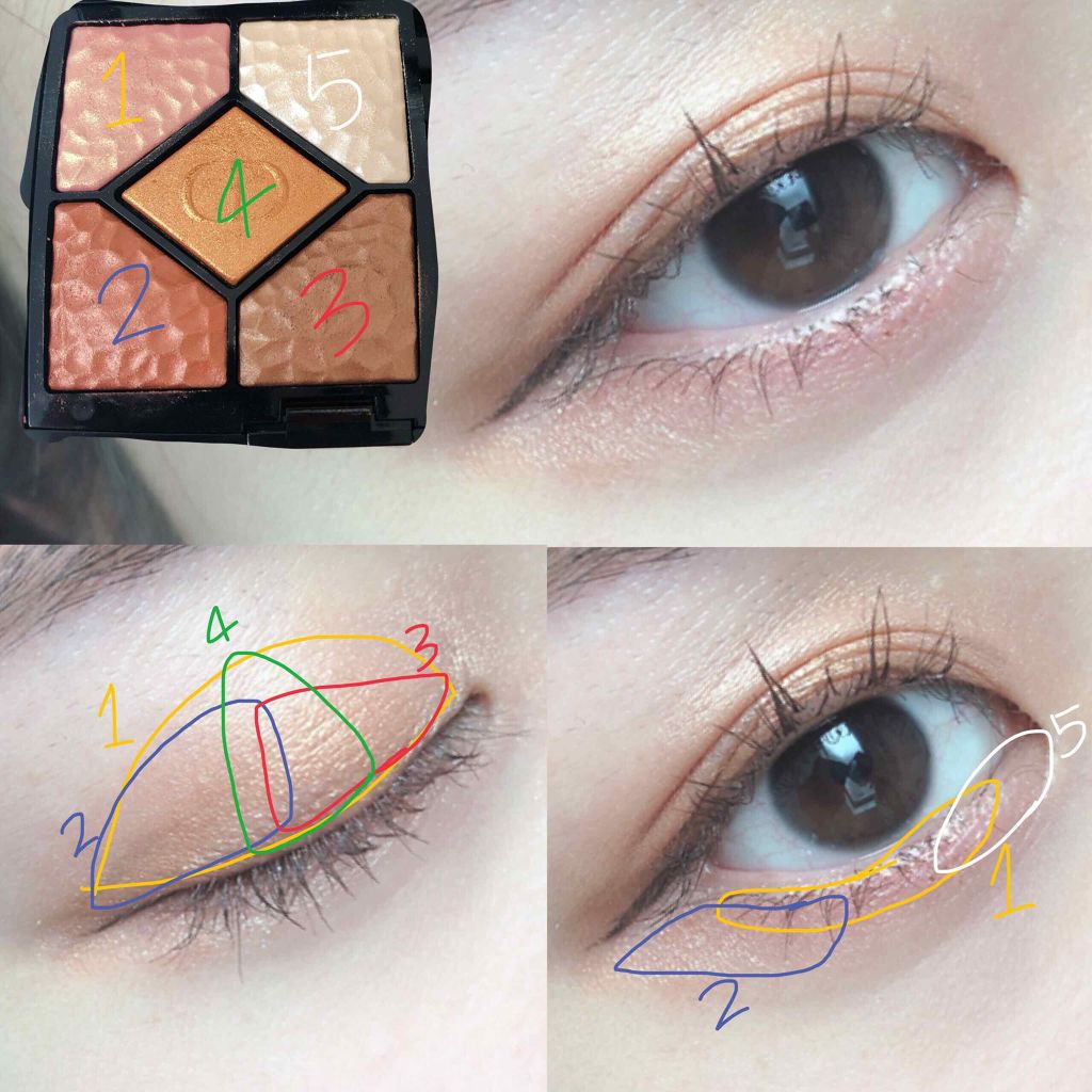 サンク クルール/Dior/アイシャドウパレットを使ったクチコミ(2枚目)