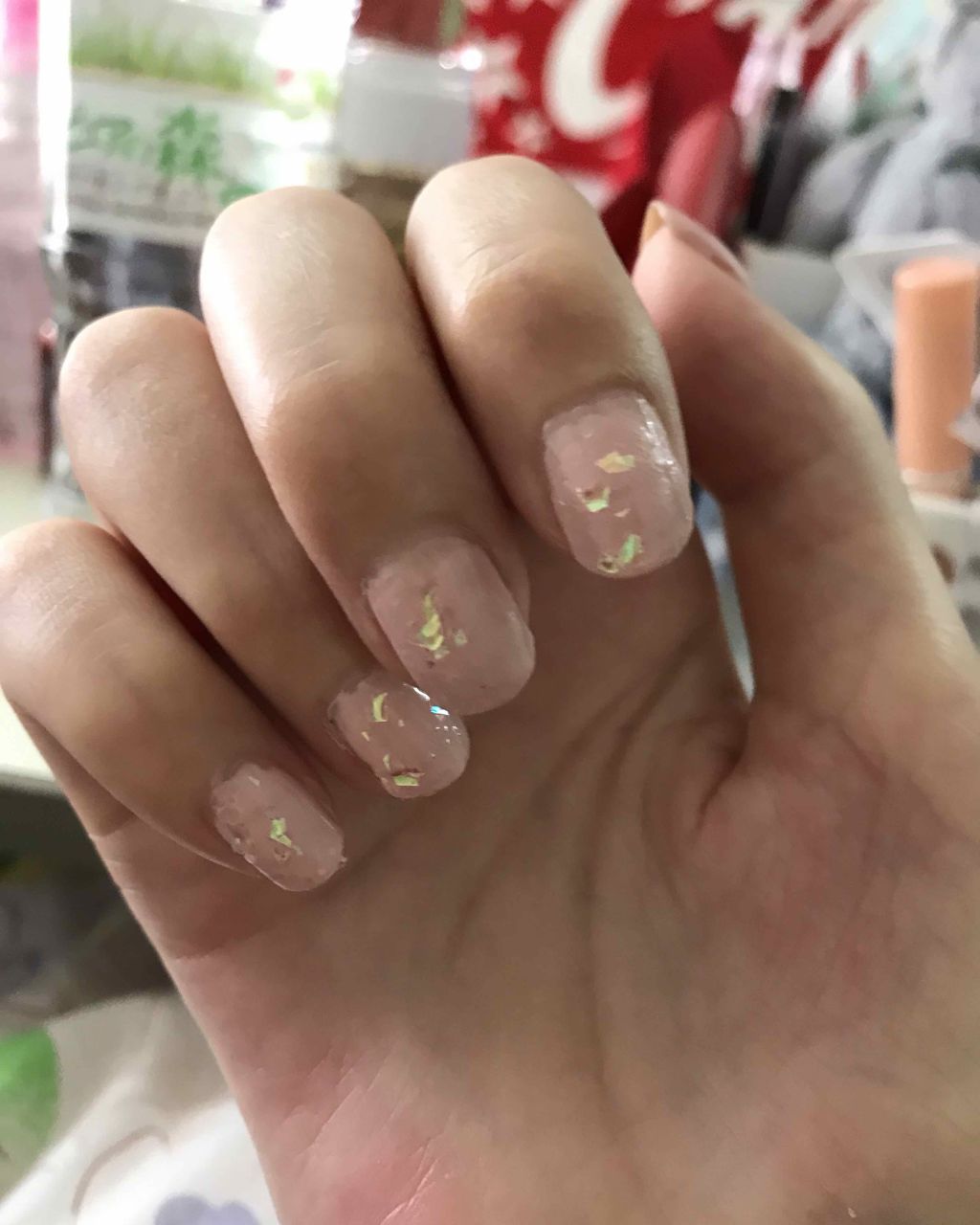 ITGグリッターネイル/DAISO/マニキュアを使ったクチコミ(1枚目)