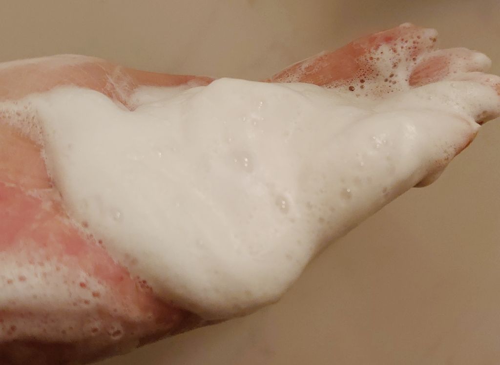 クレンジング洗顔 NA/なめらか本舗/洗顔フォームを使ったクチコミ(3枚目)