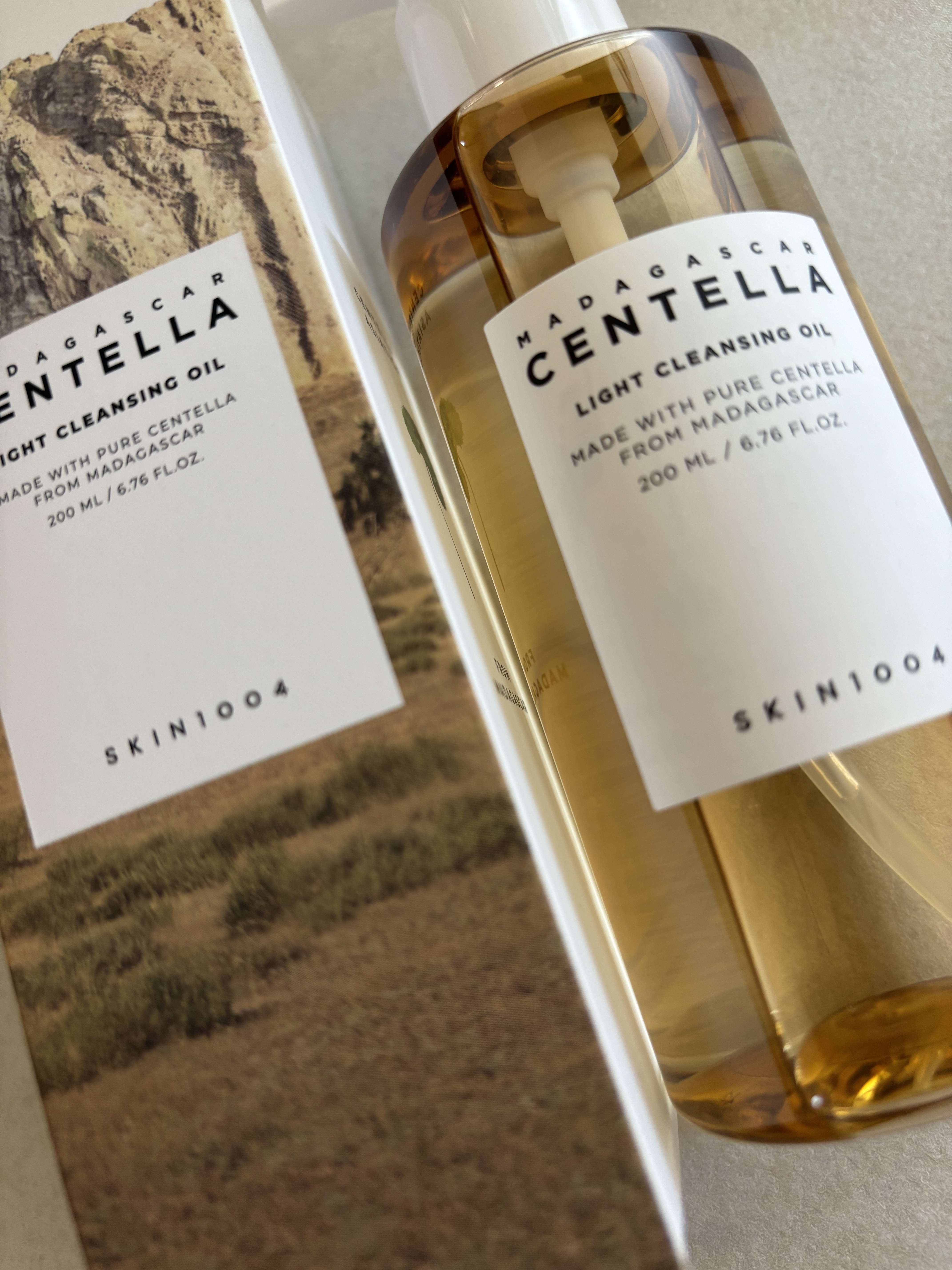 センテラ ライトクレンジングオイル/SKIN1004/オイルクレンジングを使ったクチコミ（1枚目）