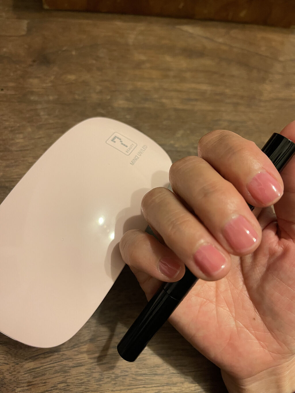 チャームスティックジェル #23 ピンクベージュ/OMD/オールインワンネイルを使ったクチコミ（1枚目）