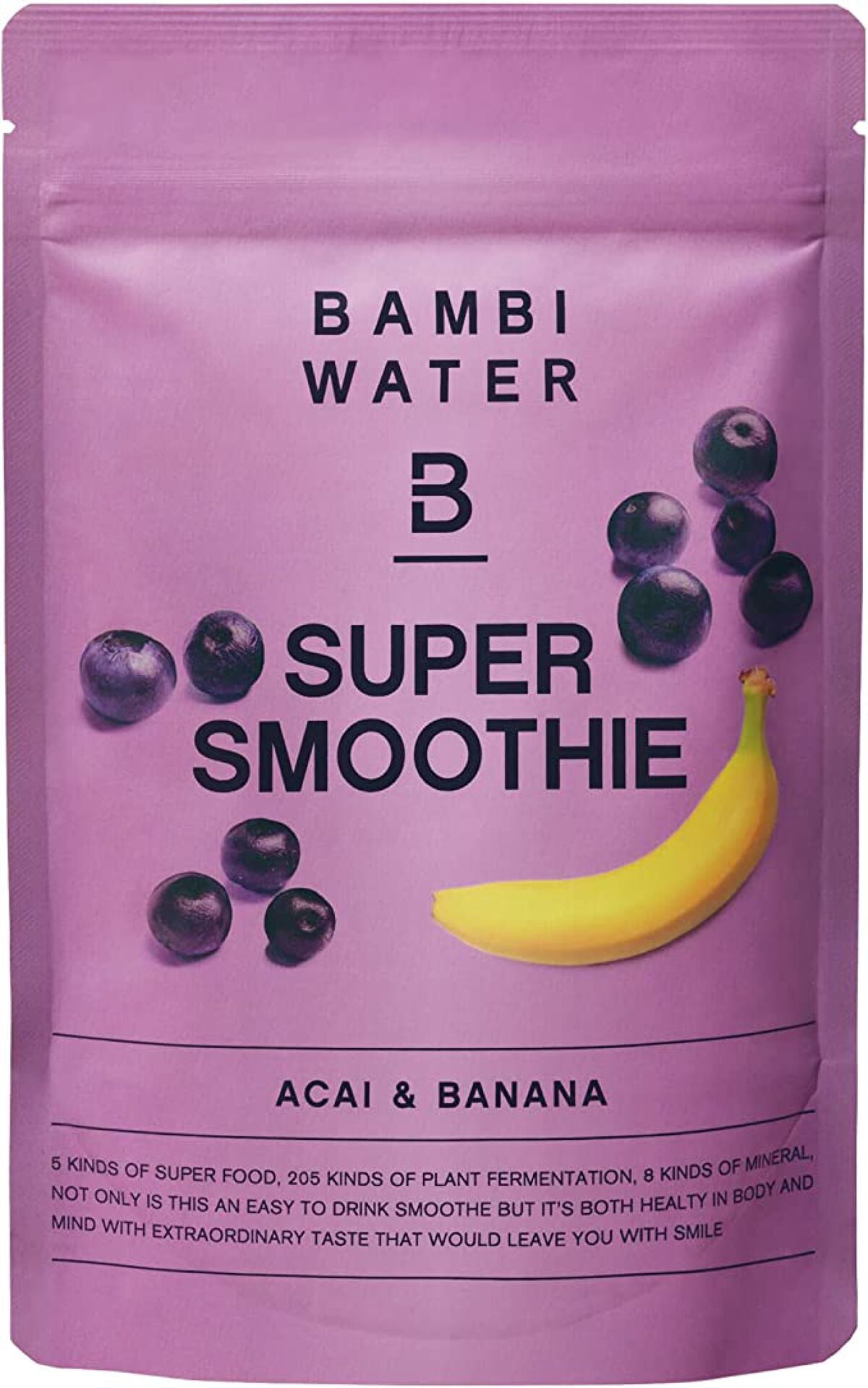 スーパースムージー アサイー&バナナ BAMBI WATER