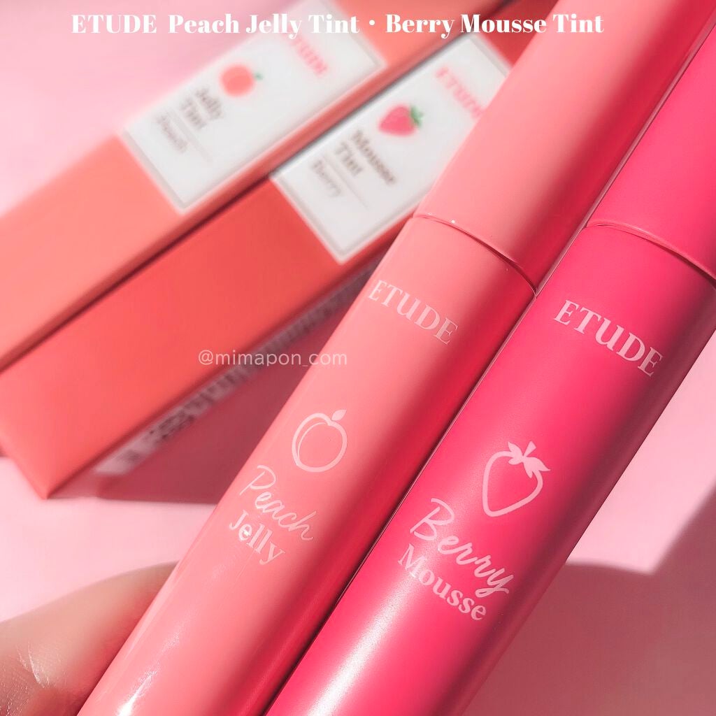 ピーチジェリーティント/ETUDE/口紅を使ったクチコミ(5枚目)