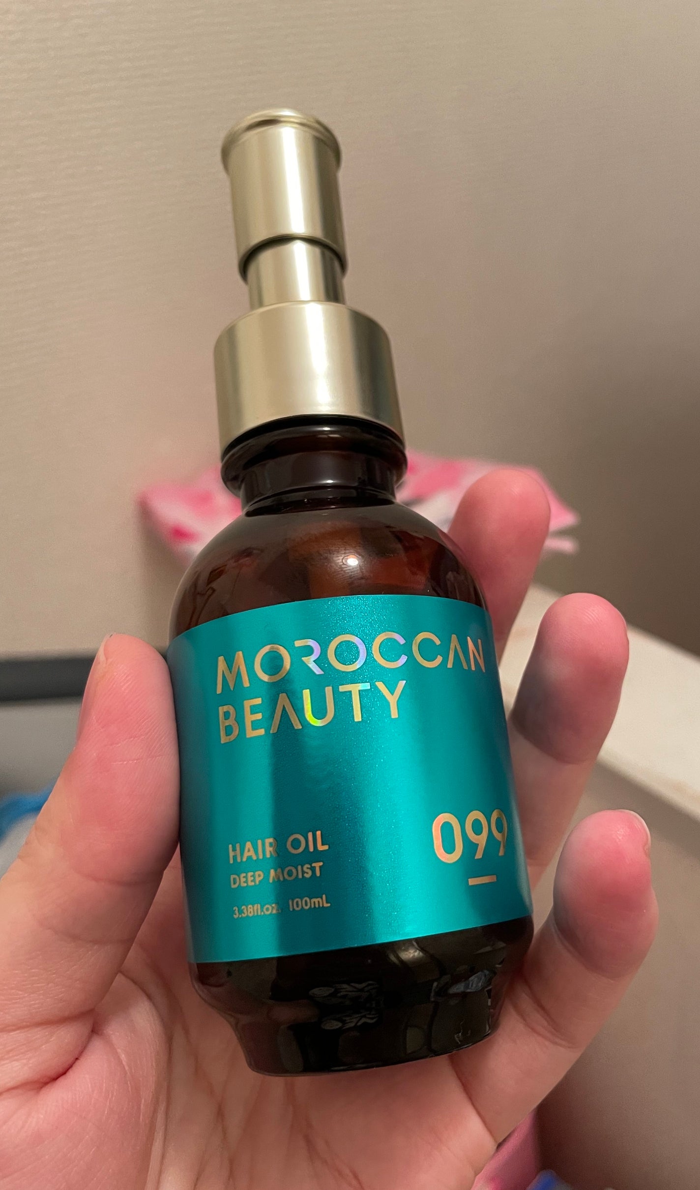 ディープモイスト ヘアオイル/モロッカンビューティ/ヘアオイルを使ったクチコミ(1枚目)