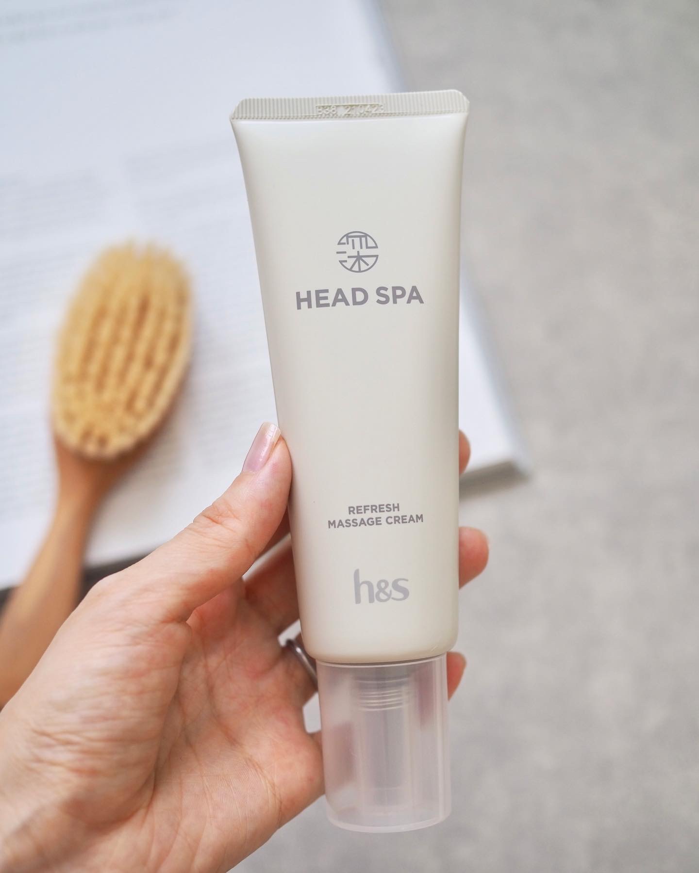 リフレッシュ マッサージクリーム/h&s/洗い流すヘアトリートメントを使ったクチコミ（3枚目）