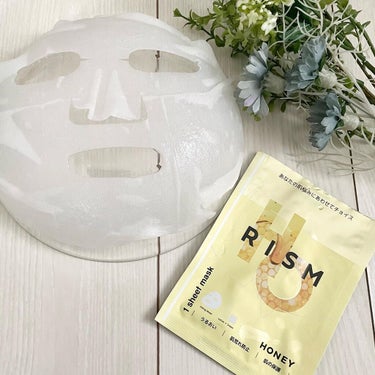 RISM ディープケアマスク ハニーのクチコミ「RISM「ディープケアマスク（ハニー)」
1枚入り×27ml・198円
2022年3月1 日発.....」（3枚目）
