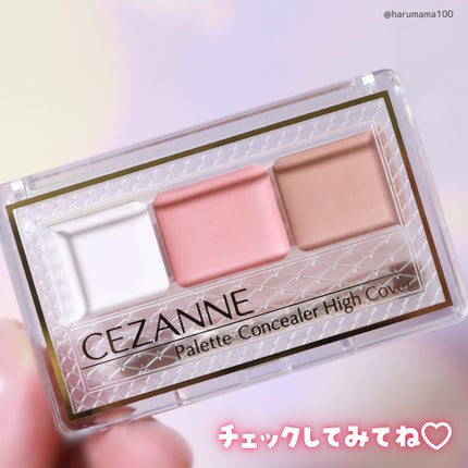 パレットコンシーラー ハイカバー/CEZANNE/パレットコンシーラーを使ったクチコミ(7枚目)