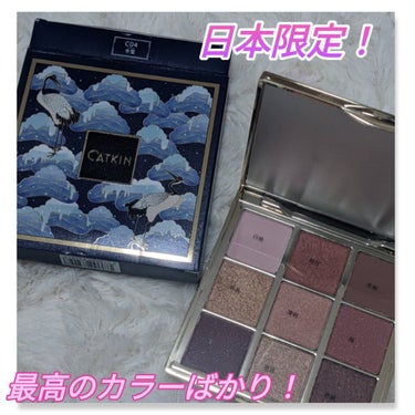 長相思シリーズ 9色アイシャドウパレット C04 冬雪（ふぶき）（日本限定色）/CATKIN/アイシャドウパレットを使ったクチコミ（1枚目）