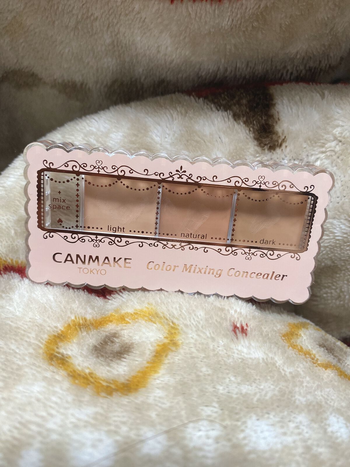カラーミキシングコンシーラー/キャンメイク/パレットコンシーラーを使ったクチコミ(1枚目)