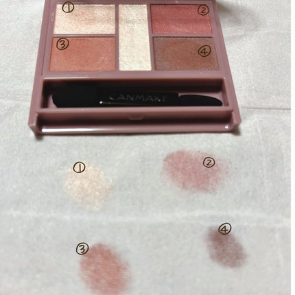 パーフェクトスタイリストアイズ/キャンメイク/アイシャドウパレットを使ったクチコミ(2枚目)