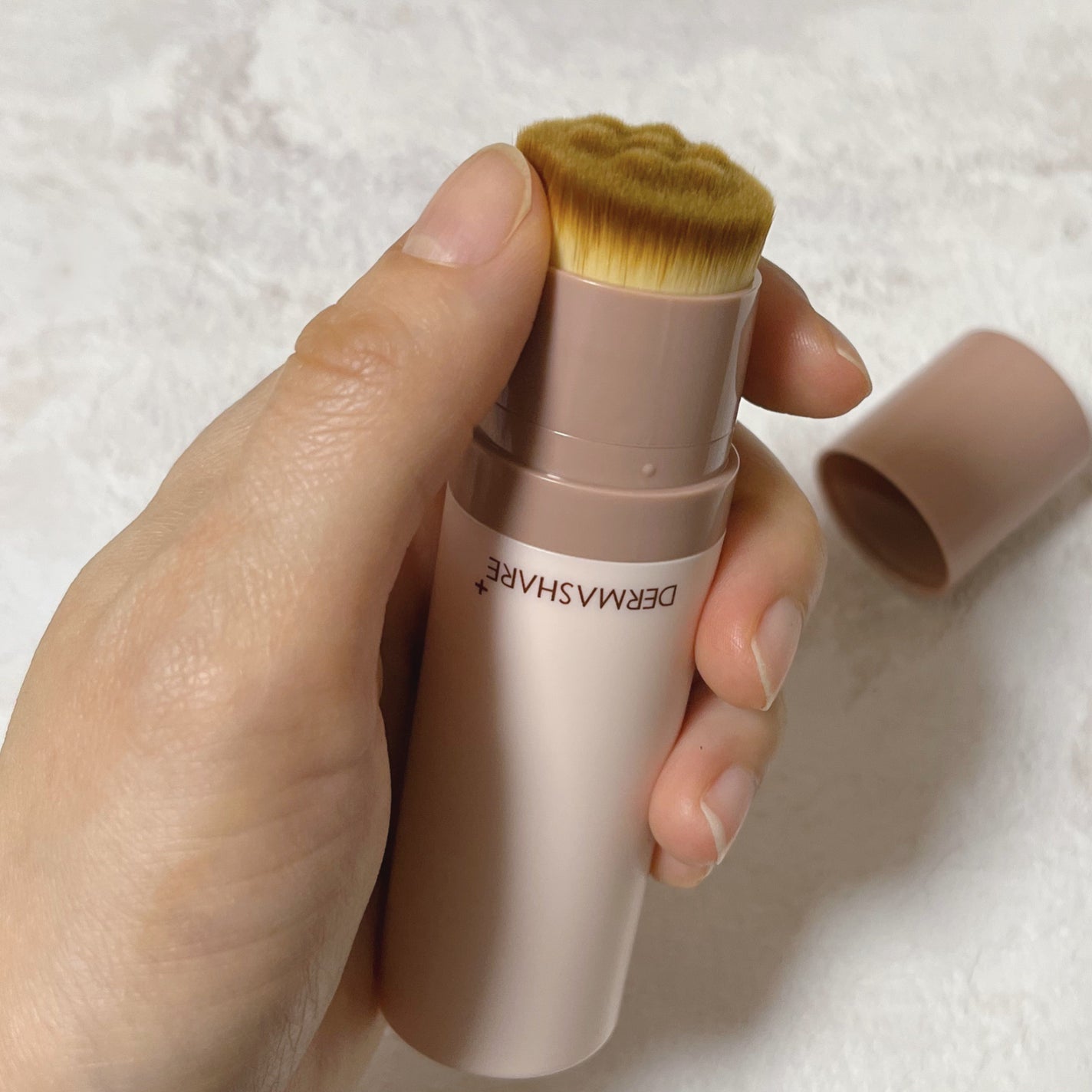 ヴィーガンナチュラルカバースティックファンデーション/DERMASHARE/その他ファンデーションを使ったクチコミ(5枚目)