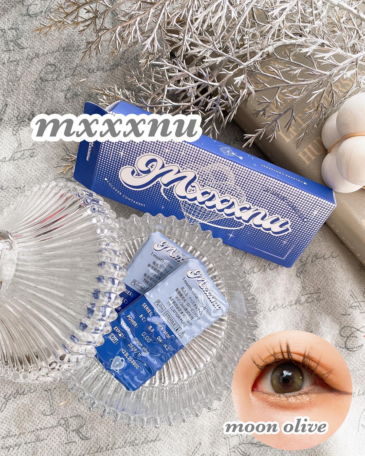Mxxxnu 1month pure star/Mxxxnu/１ヶ月（１MONTH）カラコンを使ったクチコミ（1枚目）