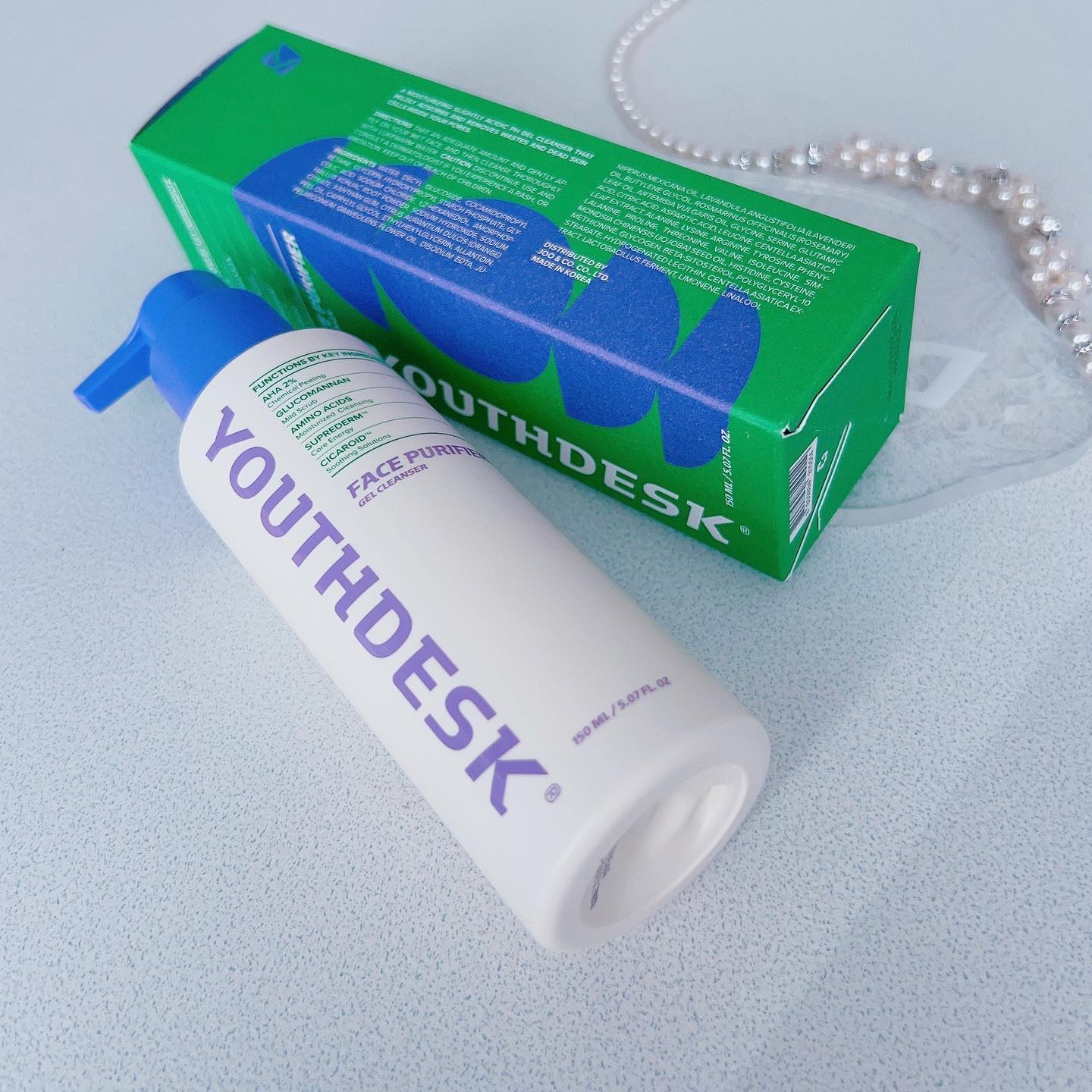 フェースピュリファイアジェルクレンザー/YOUTHDESK/クレンジングジェルを使ったクチコミ（1枚目）