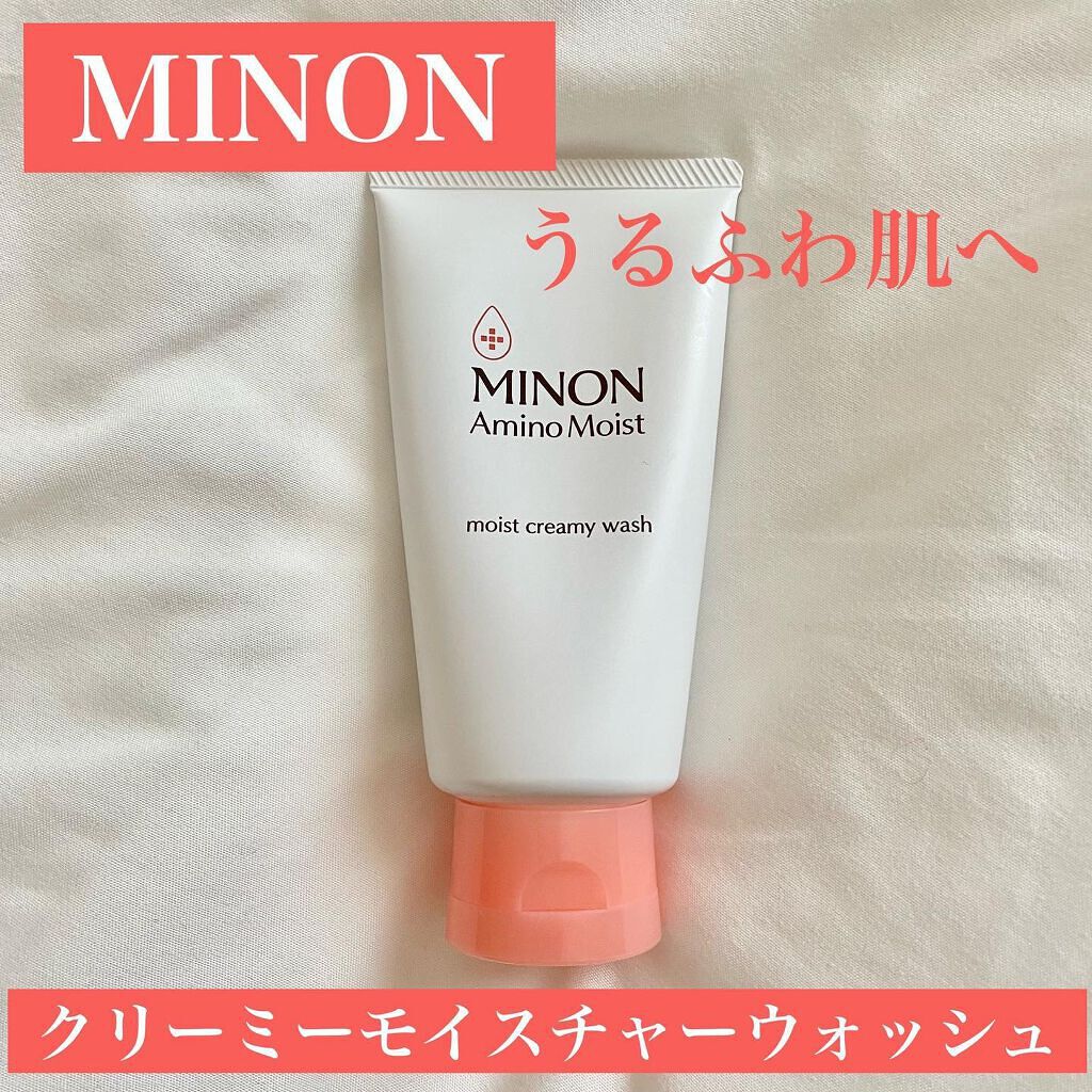 アミノモイスト モイストクリーミィ ウォッシュ/ミノン/洗顔フォームを使ったクチコミ(1枚目)