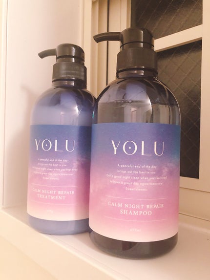 カームナイトリペアシャンプー/トリートメント/YOLU/市販シャンプーを使ったクチコミ(1枚目)
