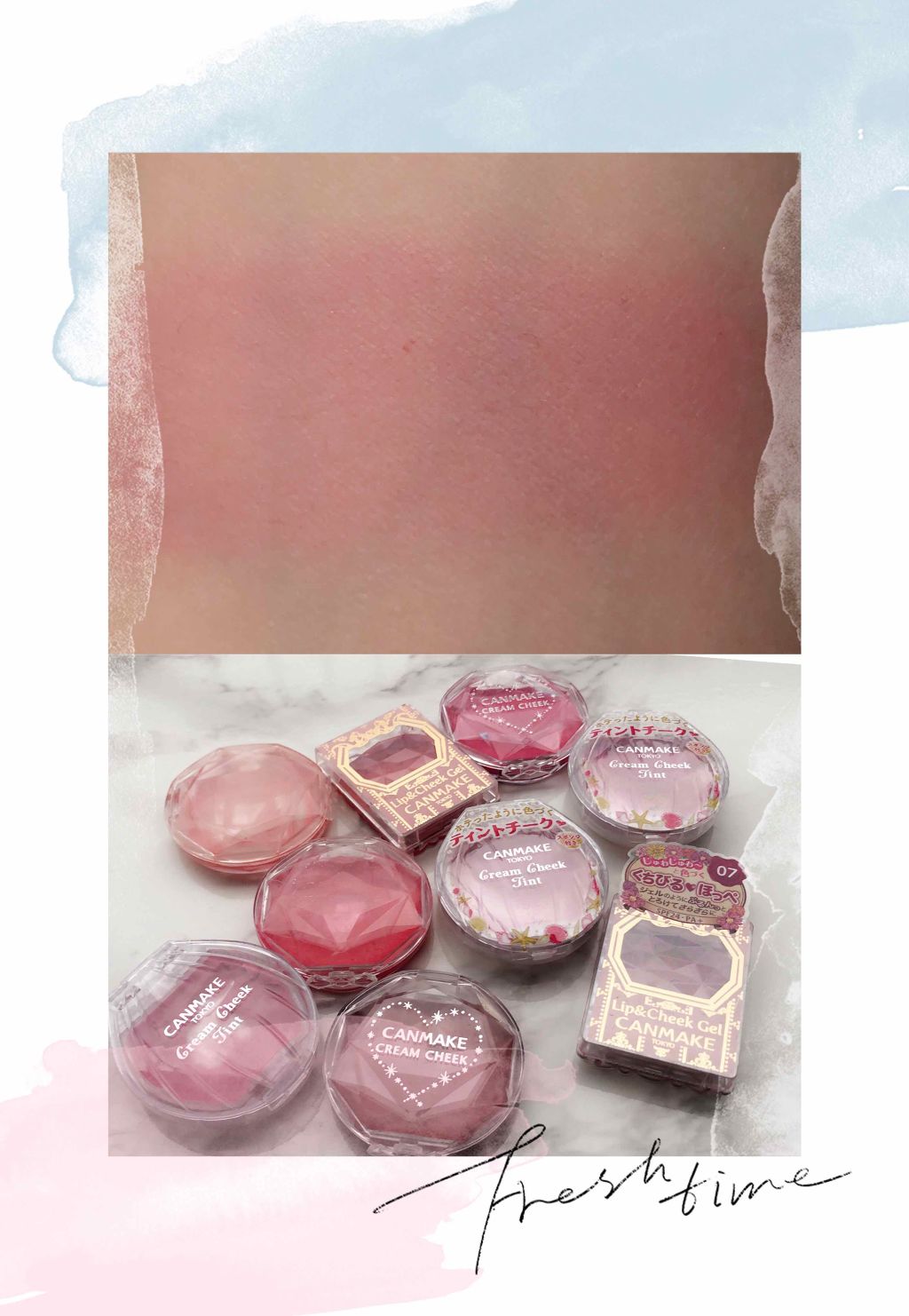 クリームチーク/キャンメイク/ジェル・クリームチークを使ったクチコミ(2枚目)