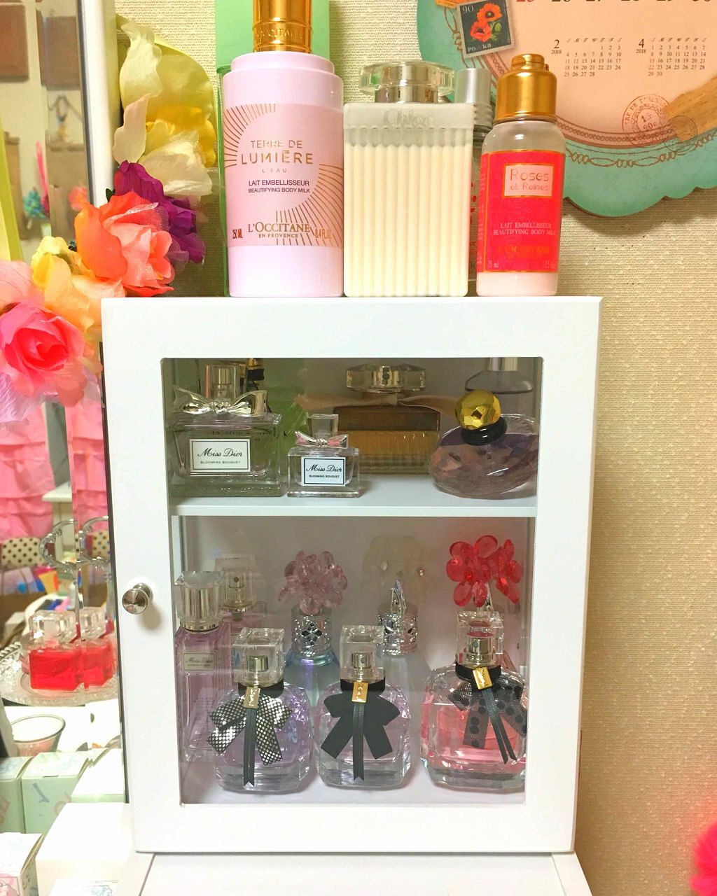 ひろろん on LIPS 「こちらは、私の最近のコスメ収納です😊コスメが増えたので、無印の..」(2枚目)