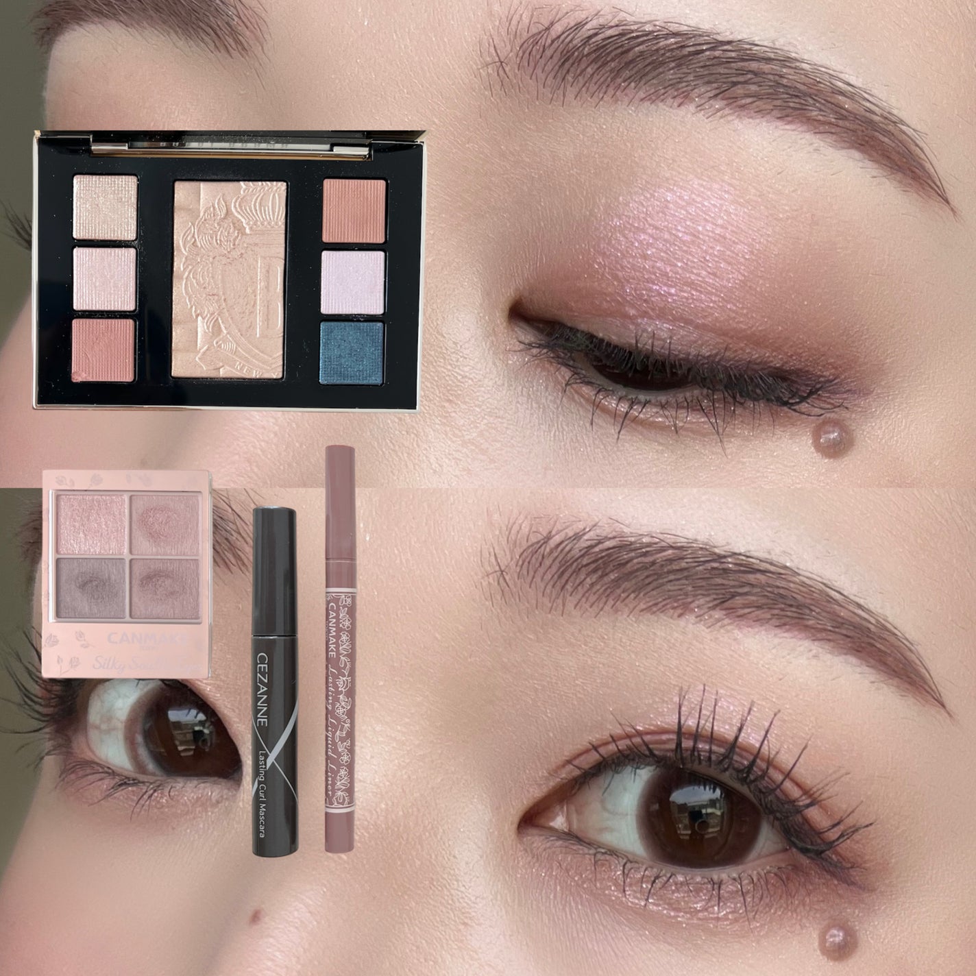 シルキースフレアイズ(マットタイプ)/キャンメイク/アイシャドウパレットを使ったクチコミ(1枚目)