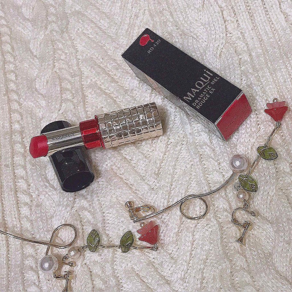 ドラマティックルージュEX/マキアージュ/口紅を使ったクチコミ(1枚目)