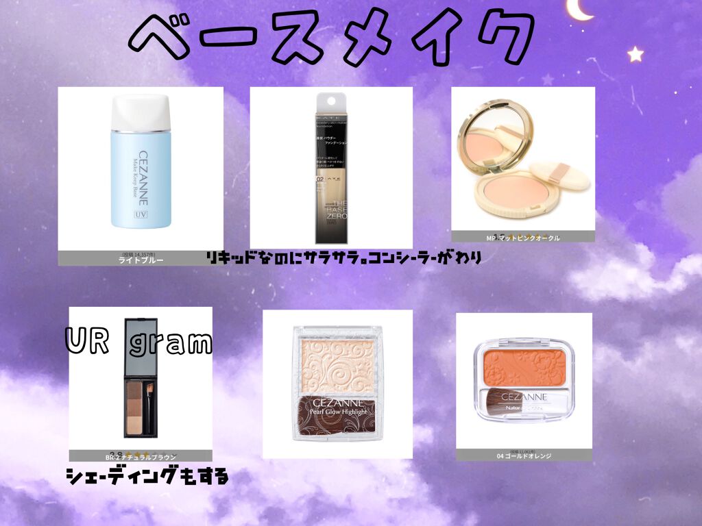 私の顔面を構成するコスメたち！！！