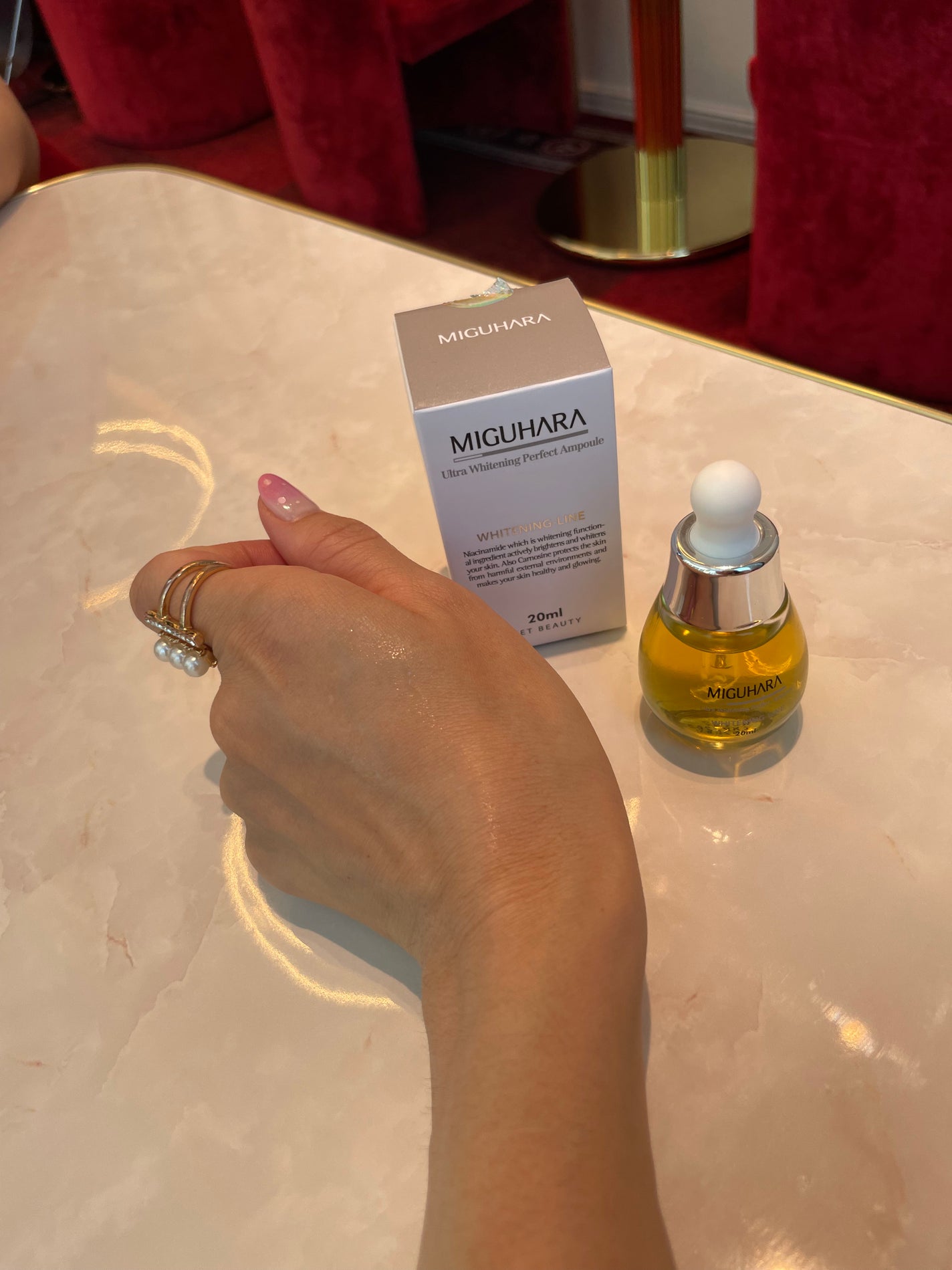 Ultra Whitening Perfect Ampoule/MIGUHARA/美容液を使ったクチコミ(3枚目)