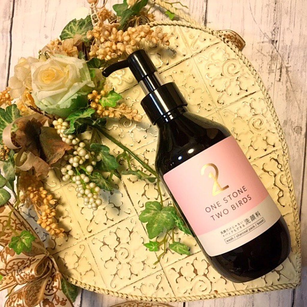 洗顔だけじゃない+パックもできる洗顔料/ONE STONE TWO BIRDS/その他洗顔料を使ったクチコミ(2枚目)