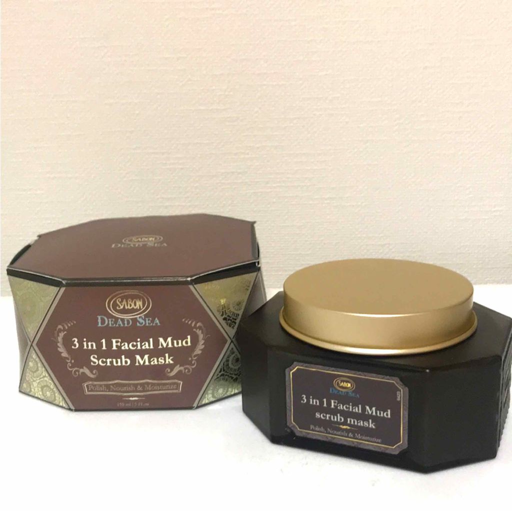 3in1 フェイシャル マッド スクラブ マスク/SABON/洗い流すパック・マスクを使ったクチコミ（1枚目）