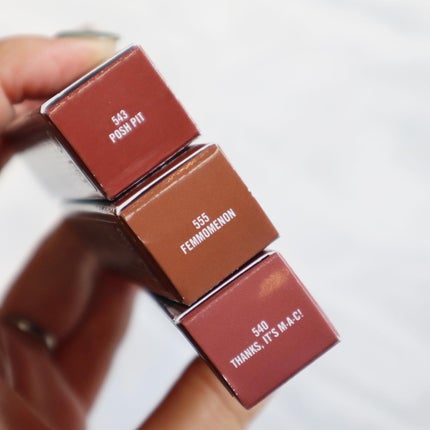 ラスターガラス リップスティック/M・A・C/口紅を使ったクチコミ(8枚目)