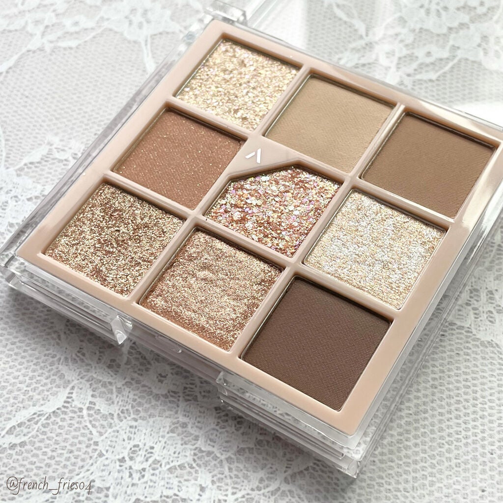 グリッターペディアアイパレット/unleashia/アイシャドウパレットを使ったクチコミ(10枚目)