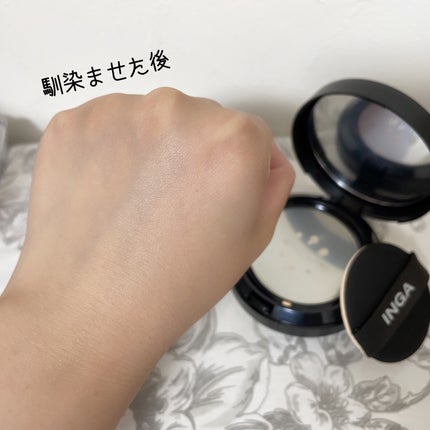 タトゥークッションファンデーション/INGA/クッションファンデーションを使ったクチコミ(9枚目)